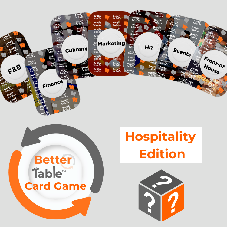 BetterTable™ Card Game - Hospitality Edition